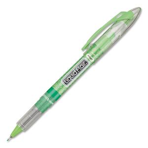 Paper Mate Liquid Expresso Pen - Green Ink - Translucent Barrel - 1 Each