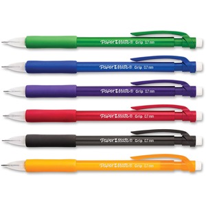Paper Mate Write Bros Grip Mechanical Pencil - 0.7 mm Lead Size - Assorted Barrel - 12 / Dozen