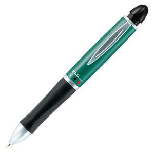 Paper Mate PhD Three Function Multi Pen - Black Ink - Green Barrel - 1 Each
