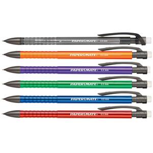 Paper Mate Write Bros Mechanical Pencil - 0.5 mm Lead Size - Assorted Barrel - 12 / Dozen