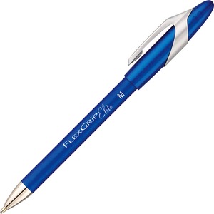 Paper Mate Flexgrip Elite Ballpoint Pen - Blue Ink - Blue Barrel - 1 Each