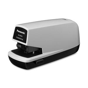 Panasonic Commercial Automatic Stapler - Electric Stapler - 25 Sheets Capacity - 210 Staple Capacity - 1/4" Staple Size - Gray, Blue, Cream