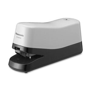 Panasonic Compact Contemporary Design Electric Stapler - Electric Stapler - 20 Sheets Capacity - 210 Staple Capacity - 1/4" Staple Size - Gray, Black, Putty