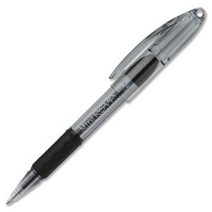 Pentel Mini RSVP Ballpoint Pen - Black Ink - Black Barrel - 1 Dozen
