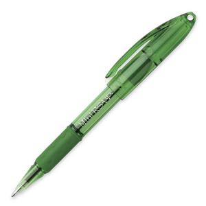 Pentel Mini RSVP Ballpoint Pen - Green Ink - Green Barrel - 1 Each