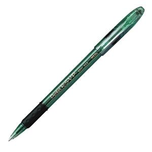 Pentel Razzle-Dazzle RSVP Ballpoint Pen - Black Ink - Green Barrel - 1 Each