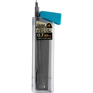 Pentel Super Hi-Polymer Lead Refill - 0.7mm - HBPentel Mechanical Pencil 6 / Pack
