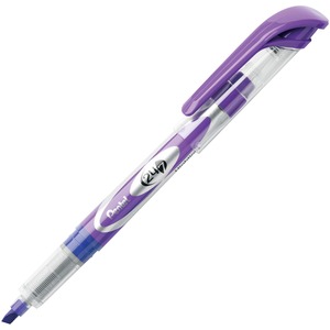 Pentel 24/7 Highlighter - Chisel Marker Point Style - Violet Ink - 1 Dozen