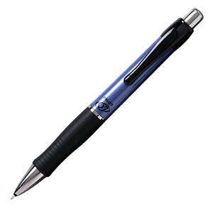 Pilot Q7 Retractable Needle Point Pen - Black Ink - Blue Barrel - 1 Each