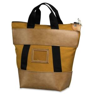 PM SecurIT Heavy-duty Canvas Money Bag - Courier Bag - 18" x 18" - Nylon - 1 Each - Gold