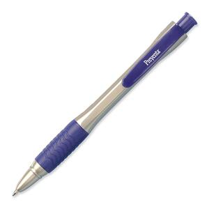 PM Preventa Contoured Retractable Ballpoint Pens - Blue Ink - 12 / Dozen