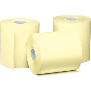PM Perfection Thermal Cash Register Roll - 3.12" x 230' - 50 x Roll - Canary