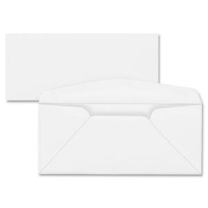 Quality Park Traditional Business Envelopes - #9 (3.88" x 8.88") - 24lb - Gummed - Wove - 500 / Box - White