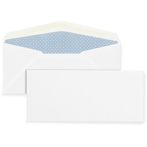 Quality Park Windowless Envelope - #10 (4.12" x 9.5") - 24lb - Gummed - Wove - 500 / Box - White