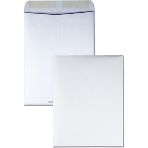 Quality Park Catalog Envelope - #10 1/2 (9" x 12") - 28lb - Gummed - Wove - 100 / Box - White