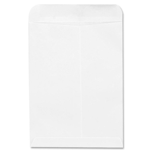 Quality Park Catalog Envelope - #13 1/2 (10" x 13") - 28lb - Gummed - Wove - 100 / Box - White
