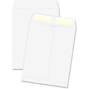 Quality Park Catalog Envelope - #13 1/2 (10" x 13") - 28lb - Gummed - Wove - 250 / Box - White