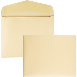 Quality Park Extra Heavy-Duty Document Envelope - 10" x 13" - 28lb - Gummed - 100 / Box - Cameo