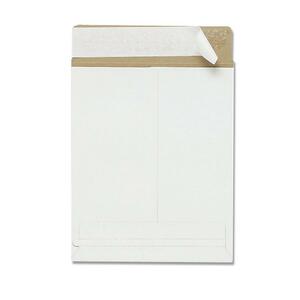 Quality Park Fiberboard Mailer - 9" x 11.5" - Self-sealing - Fiberboard - 25 / Box - White