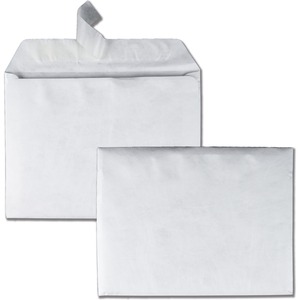 Quality Park Open-Side Booklet Envelope - #9 1/2 (9" x 12") - 14lb - Self-sealing - Tyvek - 100 / Box - White