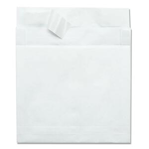 Quality Park Lightweight Expansion Envelope - 12" x 16" - 14lb - Self-sealing - Tyvek - 100 / Carton - White