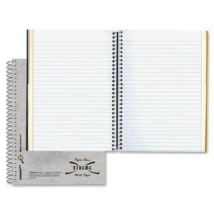Rediform National Pressguard 3-Subject Notebook - 120 Sheet(s) - 16lb - College Ruled - 6.38" x 9.5" - 1 Each - White
