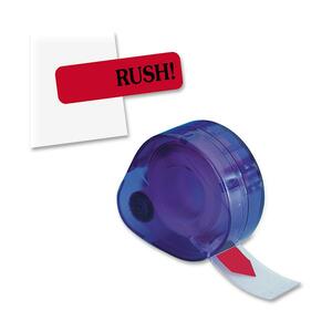 Redi-Tag Jumbo Rush Message Tag - Removable - 1.88" x 0.56" - Rush - Red - 120 / Pack
