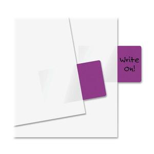 Redi-Tag Standard Size Page Flag - Removable, Self-adhesive - 1" x 1.69" - Purple - 50 / Pack