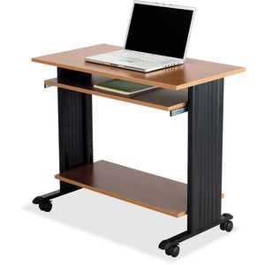 30.5" Fixed Height Black Oak Workstation