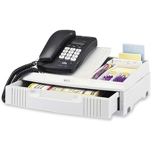 Safco Telephone Organizer Stand - Plastic - Gray