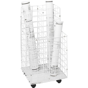 Safco 4 Compartments Wire Storage File - 4 Roll(s)