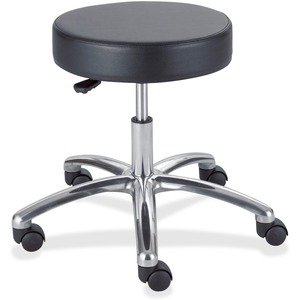 Safco 3431BL Pneumatic Lab Stool without Back23" x 23" x 33" - Black