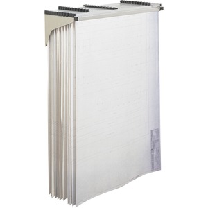 Safco Drop/Lift Wall Rack - 7.75" Width x 12" Depth x 1.25" Height - Steel - Tropic Sand