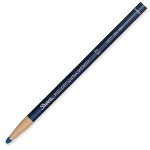 Sanford Peel-Off China Paper Marker - Blue Lead - Blue Barrel - 12 / Dozen