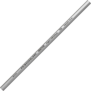 Sanford Verithin Colored Pencil - Silver Lead - Silver Barrel - 12 / Dozen