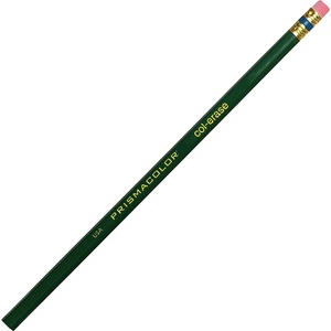 Prismacolor Col-Erase Pencils - Green Lead - Green Barrel - 12 / Dozen
