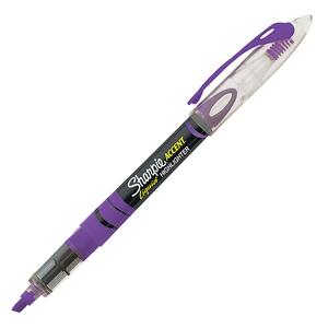 Sanford Accent Pen-Style Liquid Highlighter - Micro Chisel Marker Point Style - Fluorescent Purple Ink - 1 Dozen