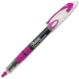 Sanford Accent Pen-Style Liquid Highlighter - Micro Chisel Marker Point Style - Fluorescent Pink Ink - 1 Dozen