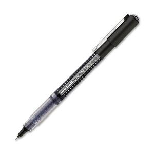 Sanford Vision Exact Rollerball Pen - 0.7 mm Pen Point Size - Black Ink - Clear Barrel - 1 Each