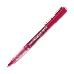 Sanford Vision Exact Rollerball Pen - 0.7 mm Pen Point Size - Red Ink - Clear Barrel - 1 Each