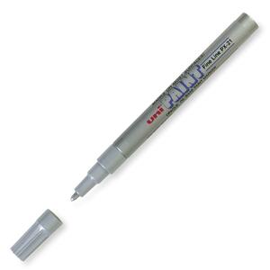 Sanford Opaque Oil-Based Fine Point Marker - Point Marker Point Style - Silver Ink - 1 Each