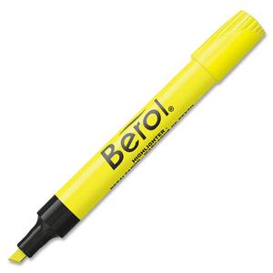 Sanford 4009 Highlighter - Chisel Marker Point Style - Yellow Ink - 12 / Dozen