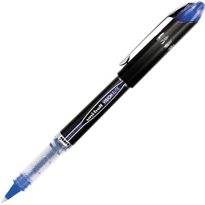 Sanford Vision Elite Gel Pen - 0.5 mm Pen Point Size - Blue Ink - Dark Gray Barrel - 1 Each