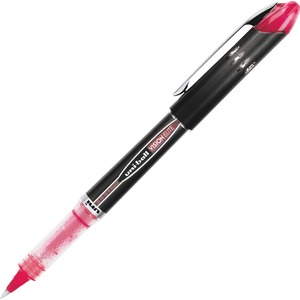 Sanford Vision Elite Gel Pen - 0.5 mm Pen Point Size - Red Ink - Dark Gray Barrel - 1 Each
