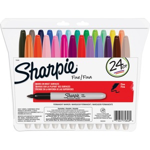 Sanford Fine Point Permanent Marker Set - Black Ink, Blue Ink, Red Ink, Green Ink, Yellow Ink, Purple Ink, Brown Ink, Orange Ink, Berry Ink, Lime Ink, Aqua Ink, Turquoise Ink, Magenta Ink, Tangerine Ink, Olive Green Ink, Navy Blue Ink, Burgundy Ink, Marig