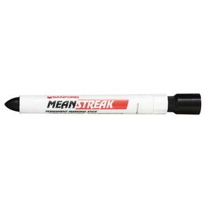 Sanford Mean Streak Permanent Marking Stick - Bullet Marker Point Style - Black Ink - 1 Each