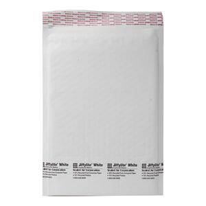 Sealed Air Jiffylite Self-Seal Bubble Mailer - #5 (10.5" x 16") - Self-sealing - Kraft - 100 / Carton - White