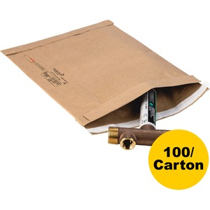 Sealed Air Jiffy Padded Heavy-Duty Mailer - #5 (10.5" x 16") - Kraft - 100 / Carton - Satin Gold