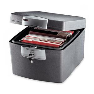 Sentry Safe Fire-Safe Advanced Security File - 1.29 ft³ - Tubular Key Lock - 14" x 17.52" x 20.24" - Charcoal Gray