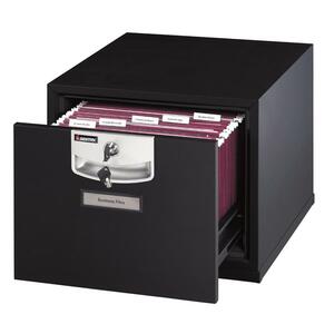 Sentry Safe Stackable Fire Safe - 16.53" x 18.5" x 14.25" - Security Lock, Fire Resistant - Black